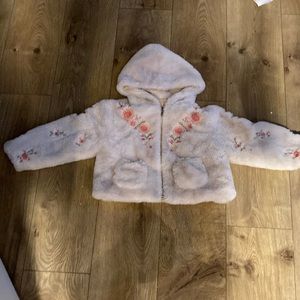 Louise Misha embroidered faux fur jovica jacket 4